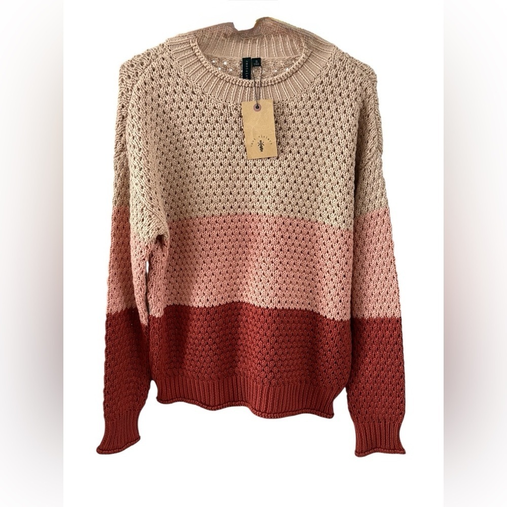 Knot Sisters Multicolor Knit Sweater